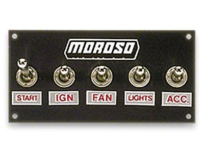 Moroso Toggle Switch Panel - Econo - 4in x 5in - 74136