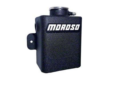 Moroso Universal 1.25qt Coolant Expansion Tank - Black Powder Coat