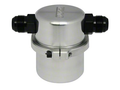 Moroso Universal Air/Oil Separator Catch Can -12An Inlet/Outlet - Billet - 85495