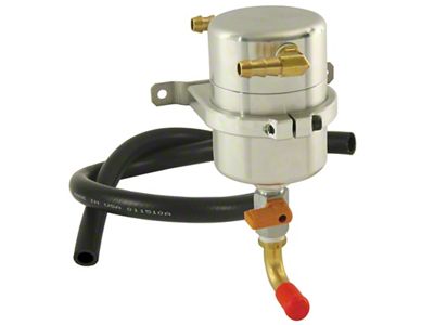 Moroso Universal Air/Oil Separator Catch Can - Large Body - 85474