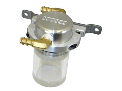Moroso Universal Air/Oil Separator Catch Can - Small Body w/o - 85682