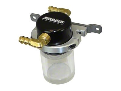 Moroso Universal Air/Oil Separator Catch Can - Small Body w/o - 85683
