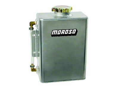 Moroso Universal Coolant Expansion Tank - Integral Mounting Bracket - 63769