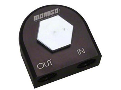 Moroso Universal Remote Oil Filter Adapter - 90 Degree - 23685