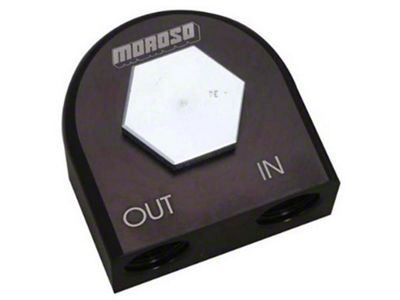 Moroso Universal Remote Oil Filter Adapter - 90 Degree - 23686