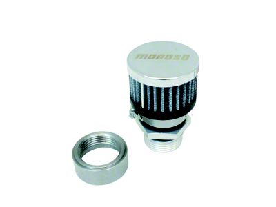 Moroso Weld-On Valve Cover Breather Kit - Steel Valve Covers - 68849