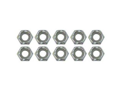Moroso Zinc Nylock Nuts - 1/4-20 10 Pack - 38832