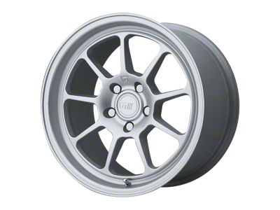 Motegi MR135 Hyper Silver Wheel; 18x8.5; 35mm Offset; 5x114.3mm Bolt Pattern; 72.56mm Hub Bore
