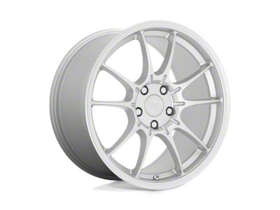 Motegi SS5 Hyper Silver Wheel; 17x8; 45mm Offset