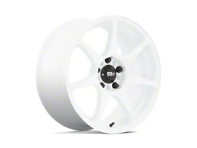 Motegi Battle White Wheel; 17x9.5; 30mm Offset; 5x114.3mm Bolt Pattern; 72.56mm Hub Bore