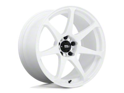 Motegi Battle White Wheel; 18x9.5; 15mm Offset