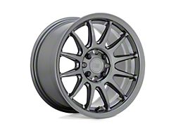 Motegi S12 Gloss Gunmetal Wheel; 15x8; 28mm Offset; 4x100/4x114.3mm Bolt Pattern; 72.56mm Hub Bore