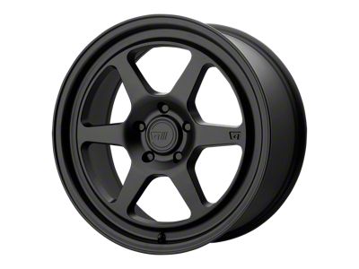 Motegi MR136 Satin Black 4-Wheel Kit; 18x8.5; 35mm Offset; 5x114.3mm Bolt Pattern; 72.56mm Hub Bore