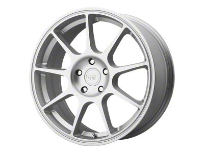 Motegi MR138 Hyper Silver 4-Wheel Kit; 19x8.5; 35mm Offset