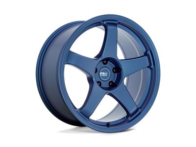 Motegi CS5 Satin Metallic Blue 4-Wheel Kit; 18x9.5; 40mm Offset; 5x114.3mm Bolt Pattern; 72.56mm Hub Bore
