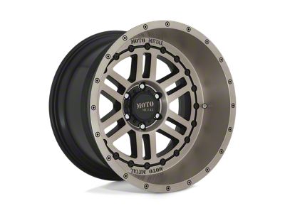 Moto Metal Deep Six Satin Black with Bronze Tint Wheel; 20x10; -18mm Offset
