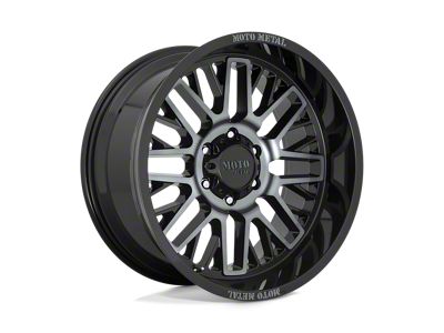 Moto Metal Warlock Gloss Black Machined with Gray Tint Wheel; 20x9; 0mm Offset