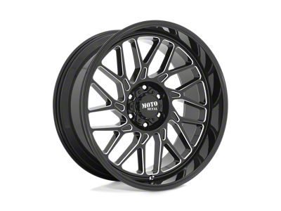 Moto Metal MO805 Gloss Black Milled Wheel; 20x10; -18mm Offset