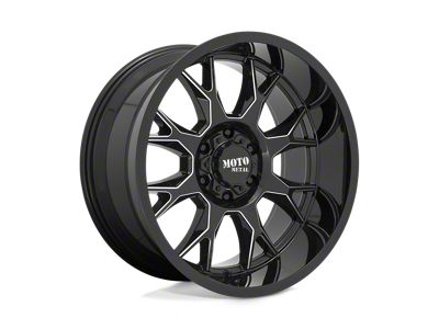 Moto Metal MO806 Gloss Black Milled Wheel; 20x10; -18mm Offset