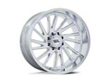 Moto Metal Combat Chrome Wheel; 20x10; -18mm Offset; 8x170mm Bolt Pattern; 125.10mm Hub Bore