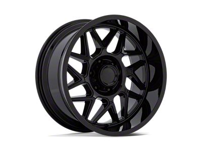 Moto Metal Turbine Gloss Black Wheel; 20x10; -18mm Offset