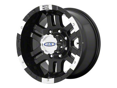 Moto Metal MO951 Gloss Black Machined Wheel; 17x9; -12mm Offset