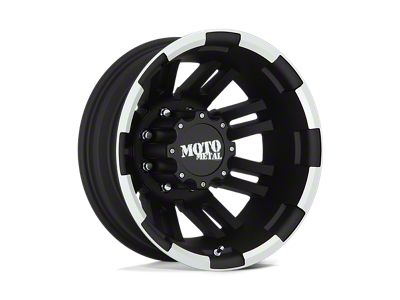 Moto Metal MO963 Matte Black Machined Wheel; 17x6; -134mm Offset