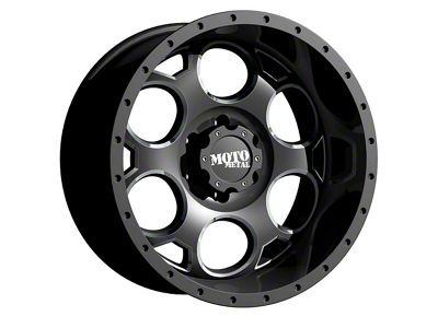 Moto Metal MO964 Satin Black Milled Wheel; 20x9; -12mm Offset