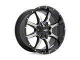 Moto Metal MO970 Gloss Black Machined Wheel; 16x8; 0mm Offset