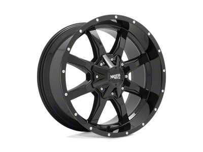 Moto Metal MO970 Gloss Black with Milled Lip Wheel; 18x10; -24mm Offset