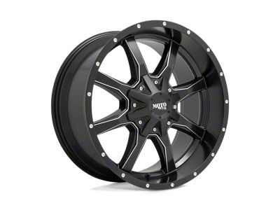 Moto Metal MO970 Semi Gloss Black Milled Wheel; 22x12; -44mm Offset