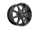Moto Metal MO970 Semi Gloss Black Milled Wheel; 17x9; 12mm Offset