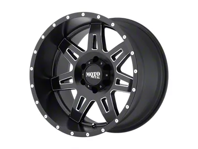 Moto Metal MO975 Satin Black Milled Wheel; 20x9; 18mm Offset