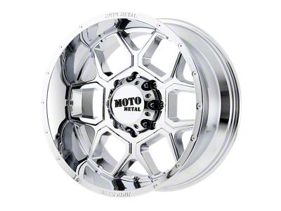 Moto Metal MO981 Spade Chrome Wheel; 20x12; -44mm Offset; 6x139.7mm Bolt Pattern; 106.10mm Hub Bore