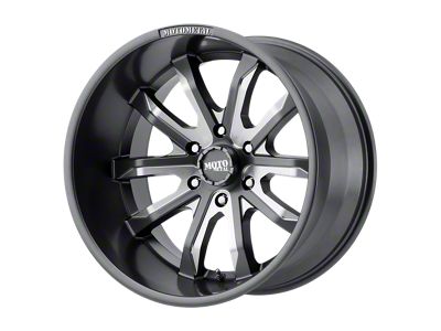 Moto Metal Dagger Satin Gray Milled Wheel; 18x9; 18mm Offset; 6x114.3mm Bolt Pattern; 72.56mm Hub Bore