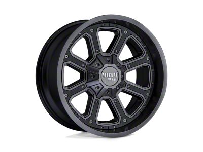 Moto Metal Shift Matte Gray with Gloss Black Inserts Wheel; 20x9; 30mm Offset