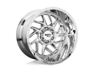 Moto Metal MO985 Breakout Chrome Wheel; 20x12; -44mm Offset; 8x165.1mm Bolt Pattern; 125.10mm Hub Bore