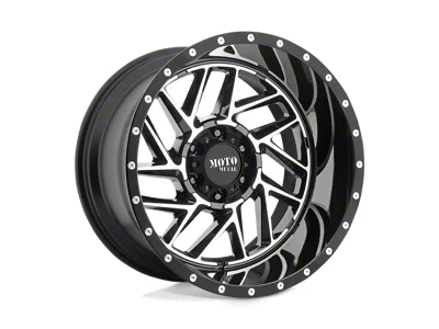 Moto Metal MO985 Breakout Gloss Black Machined Wheel; 20x9; 0mm Offset