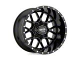 Moto Metal Siege Gloss Black Wheel; 20x10; -18mm Offset; 5x127/5x139.7mm Bolt Pattern; 78.10mm Hub Bore
