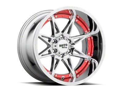 Moto Metal Hydra Chrome Wheel; 20x9; 18mm Offset