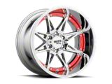 Moto Metal Hydra Chrome Wheel; 20x9; 18mm Offset; 5x127mm Bolt Pattern; 71.50mm Hub Bore