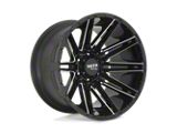 Moto Metal MO998 Kraken Gloss Black Milled Wheel; 20x9; 0mm Offset; 6x135mm Bolt Pattern; 87.10mm Hub Bore