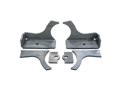 Motobilt Dana 60 Coil-Over Strut Drop Bracket; Bare Steel (Universal; Some Adaptation May Be Required)