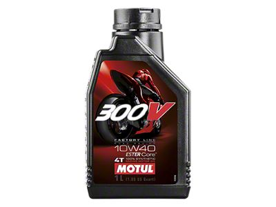 Motul 1L Synthetic-ester Oil 300V Factory Line Road Racing 10W40 - 104118