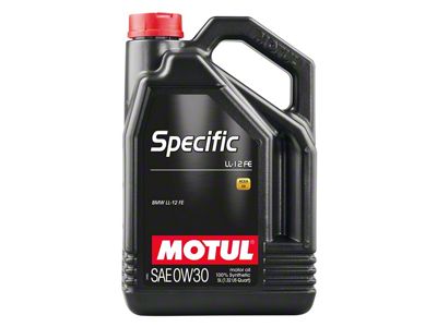 Motul 5L 100% Synthetic High Performance Engine Oil ACEA C2 BMW LL-12 FE+ 0W30