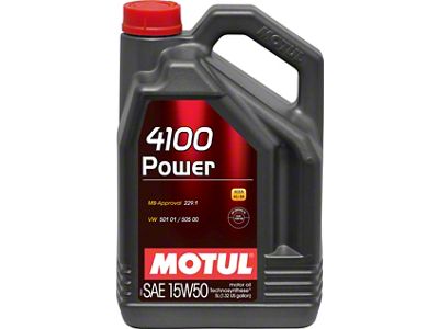 Motul 5L Engine Oil 4100 POWER 15W50 - VW 505 - 100273