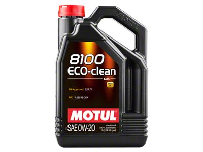 Motul 5L Synthetic Engine Oil 8100 0W20 Eco-Clean - 108862