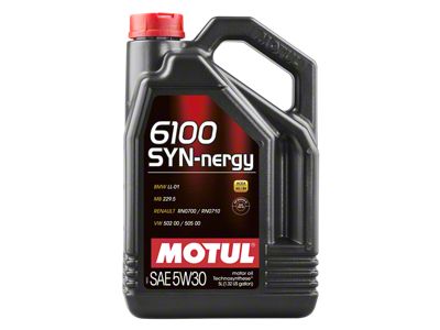 Motul 5L Technosynthese Engine Oil 6100 SYN-NERGY 5W30 - VW - 107972