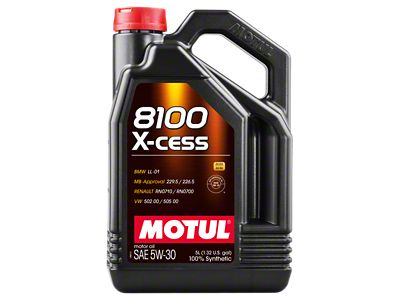 Motul Synthetic Engine Oil 8100 5W30 X-CESS 5L - 108946