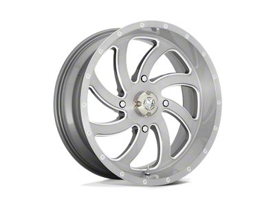 MSA Offroad Wheels Switch Brushed Titanium Wheel; 22x7; 0mm Offset